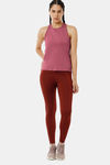 Amante Anti Microbial Fitted Tanks - Heather Rose — thumbnail 5
